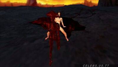 3D Model fucked by a daemon in hell - ah-me.com